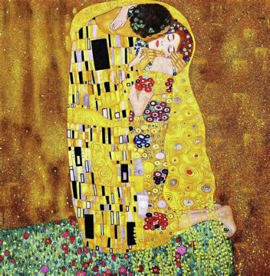 When was the kiss painting made, and how does it intertwine with the concept of time in art?